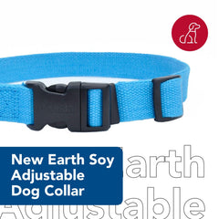Coastal Pet collar Indigo dimensions demonstrate adjustable sizing for the perfect fit
