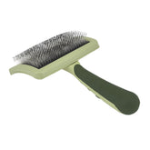 Coastal Pet Safari curved firm slicker brush top view for gentle detangling
