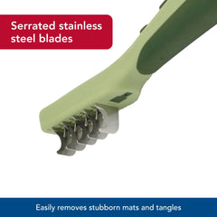 Coastal Pet Safari Dematting Comb coat detail on coarse hair for smoothing