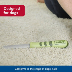 Coastal Pet Safari nail file used on outdoor and indoor dogs to remove burs