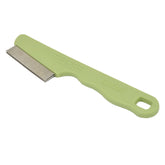 Coastal Pet Safari double row comb front view with palm friendly grip