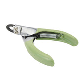 Coastal Pet Safari guillotine nail trimmer front view for easy grooming.