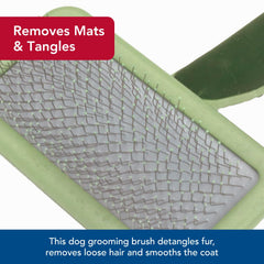 Coastal Pet Safari slicker brush for shedding helps keep fur around the home under control