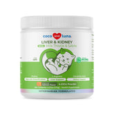 Coco and Luna Milk Thistle powder bottle supports liver-friendly detox for cats