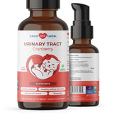 Coco and Luna Urinary Tract Support drops bottle for cats promotes bladder comfort.