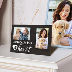 cocomong dog memorial frame 3d forever in my heart text adds sentiment.