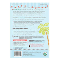 Cocotherapy Hairball Plus Fiber dissolves in water for quick serving.