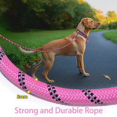 Codepets leash soft ultra-thin rubber handle tolerates sweat and stays comfortable