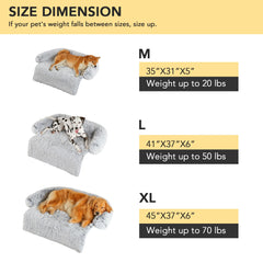 Codi Calming Dog Bed side view demonstrates large-dog fit for calm lounging.