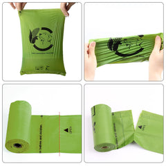 Codirom forest green bags pictured signal unscented, nature-friendly disposal during park walks.