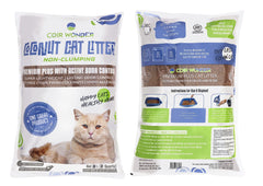 Coir Wonder lightweight litter bag demonstrates easy pouring and spill reduction