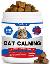ColEaze calming chews for cats in chicken flavor support daily relaxation