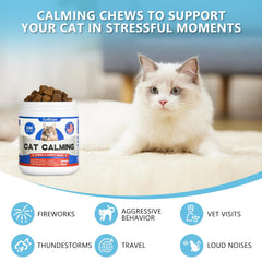 ColEaze formula with L-Theanine chamomile and tryptophan for feline calm