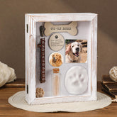 Colingmill pet memorial shadow box wood frame safely preserves cherished memories