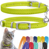 CollarDirect leather cat collar with bell suitable for daily wear