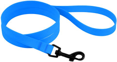 CollarDirect Waterproof Dog Leash pink 4ft shows easy-to-clean, odor-resistant material after muddy hikes.