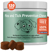 Colorado Dog flea tick prevention chews with bacon flavor for easy protection outdoors.