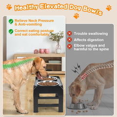 COMESOON anti-slip base keeps bowls stable and quiet