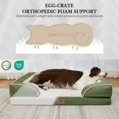 Comfort Expression bed four-sided wrap design provides secure rest