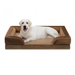 Comfort Expression orthopedic dog bed closeup shows egg crate foam for joint support