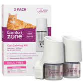 Comfort Zone diffuser in room signaling safety for cats to relax