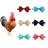 ComiMag chicken bow tie variety colors for stylish pets during photos and parties.