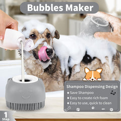 Comotech bubble maker demonstrates shampoo foam for efficient baths