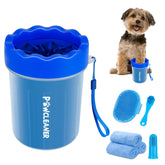 Comotech paw cleaner small front view shows compact design for quick muddy-paw cleanup.