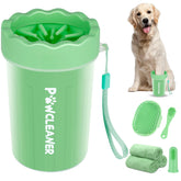 Comotech 7-in-1 paw cleaner portable paw washer cleans muddy paws after outdoor adventures.