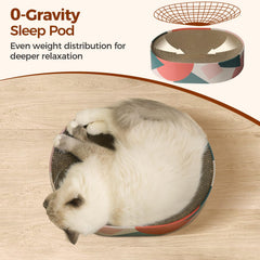 ComSaf sealed-base scratcher catches debris for cleaner floors.
