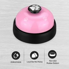 Comsmart cat dog door bell with non-skid base keeps tamper-free signaling.