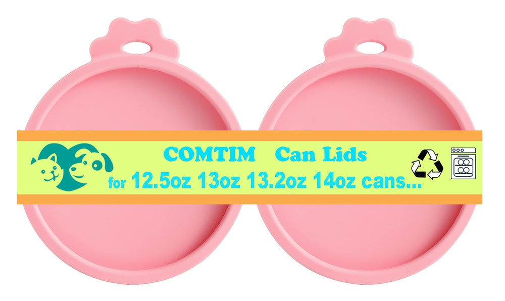 Comtim dog food can covers seal lid to keep wet food fresh.