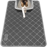 Conlun cat litter mat grid mesh close-up shows dense litter trapping