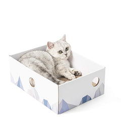 Conlun Cat Scratcher Box interactive hole encourages exploration and play