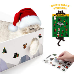 Conlun Cat Scratcher Box side hole design offers interactive hide-and-scratch fun