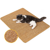 Conlun Cat Scratcher Mat with sisal surface for durable claw satisfaction
