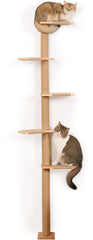 COOLEX 81-inch cat tree offers a high lookout and secure perch.