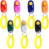 Coolrunner 7pcs dog clicker pack in colors for clear positive reinforcement training.
