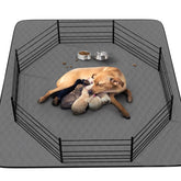 CoolShields puppy pad top view, 72x72 inches, ideal for playpen and potty area