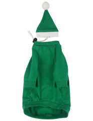 Coomour Christmas elf hat detail on pet, festive look for photo shoots.