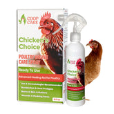 Coop Care Chicken's Choice wound care spray bottle for easy poultry first aid and wound cleansing