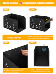 Coorganisers anti-leakage design reduces mess around the litter area.