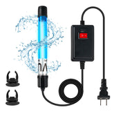 Coospider-Repta 7W UV light installed on tank for algae control and clearer water.