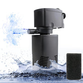 Coospider-repta filter exterior pump provides steady 160 GPH circulation for clear water.