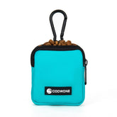 COOWONE dog treat pouch compact size shows pocket-friendly design for quick rewards.