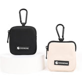 COOWONE dog treat pouch compact size shown, great for easy access on walks.