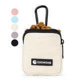 COOWONE waterproof dog treat pouch open for quick access during training sessions.