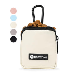 COOWONE waterproof dog treat pouch open for quick access during training sessions.
