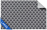 Cooyes large dog food mat 16x24 front view keeps bowls in place and reduces spills.