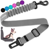 COOYOO dog seat belt clip in car securely holds your pet during drives.
